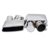 2 Pieces Square Tube Exhaust Pipe For BMW 5 Series F07 GT523 528 To Modify GT550 Muffler Stainless Steel Rear Tail Tips