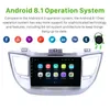 Hyundai Tucson 2014-2018 9 "블루투스 음악 미러링 링크 USB SD AUX SWC가있는 Android GPS Navi를위한 자동차 DVD 스테레오 라디오