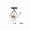 2022 new Men women's pearl cufflinks French business shirt sleeve cuff links buttons fashion jewelry will and sandy new