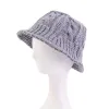 2021 nuovo cappello da pescatore lavorato a maglia alla moda per donna ragazza morbido e caldo berretto da pescatore regali invernali da donna