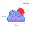 Fidget Stress Toy Rainbow Antistress Adults Children Sensory Relieve Autism Luminous Cloud Desktop