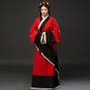 Abbigliamento da palcoscenico per film TV Costume cosplay Antico cinese tradizionale Rosso Elegante Hanfu da donna Abito da esibizione di danza classica