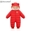 ولد بذلة أزياء الشتاء الطفل ملابس الأطفال هوديس وزرة الفتيان snowsuit الثلوج ارتداء فتاة معاطف الأطفال الزي 0-2Y 211229