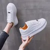 Zapatos blancos de moda de alta calidad, zapatillas deportivas con tablero inferior grueso, zapatillas deportivas informales para mujer, para correr al aire libre, caminar, talla 36-40