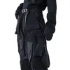 Allievo viaggio 20FW pantaloni funzionali più tasche bara 3d cerniere ykk techwear ninjawear darkwear goth streetwear X0723