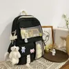 School Bags Cute Girls Backpack Women Large Capacity Ins For Teenage Female Korean Harajuku Student Bookbag249T