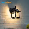 American Antique LED Outdoor Wall Lights Wodoodporne Mount Sconces Garden Courtyard Dom Dom Wzór Oświetlenia Zewnętrzne LAMPS316I