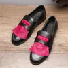 Echte schoenstijl Nieuw rijdend leercasual schoenen Hoge top herenschoenen Handgemaakte slip op zwarte loafers 97900 s