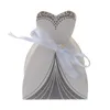 Presentförpackning 100st Tuxedo Dress Groom Bridal Candy Boxes Bröllopsfestfavorit