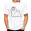 Men's T-Shirts Summer 2022 Vintage Tshirt Maltese Dog Print Graphic T Shirts Male White Short Sleeve Casual T-Shirt Homme Top Tee Camisas