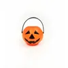 Halloween Decorations Pumpkin Bucket With Handles Plastic Candy Buckets For Kids Trick or Treat 5012 Q2