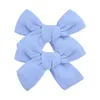 2 pièces/ensemble mignon coton cheveux arcs avec pince pour bébé filles BB pinces à cheveux Boutique épingles à cheveux Barrettes chapeaux enfants accessoires de cheveux