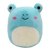 20-30 cm Doux Dessin Animé Grenouille Oreiller Mignon Vache Poupée En Peluche Jouet Enfants Anniversaire Ggift 210728