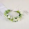 ragazze Ghirlanda di fiori bianchi INS accessori per capelli da sposa per bambini Fiori di mare corona boutique fatti a mano per bambini fasce per capelli floreali da sposa S1036