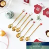 6pcs/set of Stainless Steel Christmas Spoon Set Christmas Party Tableware Decoration Factory price expert design Quality Latest Style Original Status