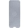 Non-slip Bathtub Mat Long Rectangle 40x100cm Shower Mats Soft Massage Suction Cup Bathroom Accessories Carpet 211130