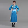 Winter Women's long jacket Traditional Tang Suit Coat Female Mongolian festival party celebration ethnic style coat asia costume