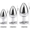 Anal Toys Plug Waterproof Stainless Steel Smooth Touch Buttplug Sex Products For Men Gay Woman7269810