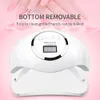 72W New5 Plus UV LED Nail Secador Luz do sol Timer 10/30 / 60S Grande espaço de duas mãos Lâmpada profissional Manicure Ferramentas