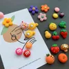 Bonito dos desenhos animados doces geladeira ímãs mini frutas geladeira decoração adesivos magnéticos natal decorativo ímã conjunto 2201065054372