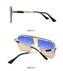 Mens Women Sunglasses Men Glasses Metal Vintage Fashion Style Square Frame UV 400 Eyeglasses