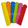 Färgglada glassverktyg Creative Popsicle Mold Popsicles Moulds Creams Maker DIY Tool Silikon Skal för barn DB870