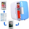 Blue Car Fridge Freezer 4L Mini Cooler Warm Use Travel Refrigerator Icebox sale for Camping Driving