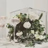 Party Decoration 10PCS Clear Acrylic Stand Cake Wedding Table Centerpiece Display Case Shelf Flower Rack Crystal Riser
