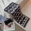 The latest small elephant element, double-sided scarf exquisite fashion, big brand color matching, advanced simplicity