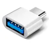 Universal USB att skriva C Adapter för Android Mobiltelefon Ny Mini Type-C Jack Splitter Smartphone USB-C Connector OTG Converter