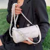 Advanced Sense Bag Damen Sommer 2021 Mode Pearl Kette Menger Vielseitige Nische Boston Zylinder