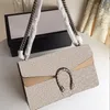 Snake Vintage Brown Leather Women Shoulder Crossbody Bags New Fashion Designer Chain Shoulder Bag Handbag