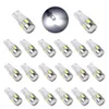 20Pcs White T10 W5W 5630 6SMD 12V Led Bulbs For Car License plate light Interior Lights Reading Light Trunk Light Bulb