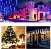 30cm 8ランプ/セットクリスマスの装飾ライトの流星のシャワーランプセットLEDライトバー装飾的な屋外の防水チューブ色の光