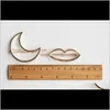 Clips & Barrettes Drop Delivery 2021 Promotion Trendy Vintage Circle Lip Moon Triangle Hair Pin Clip Hairpin Pretty Womens Girls Metal Jewelr