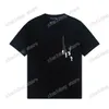 22ss Uomo Donna Designer T-shirt tee Palloncino lettere stampa manica corta Uomo Girocollo parigi Moda Streetwear bianco nero S-XL266v