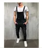 Rozbite dżinsy dla mężczyzn Jumpsuits Streetwear w trudnej sytuacji jeansowe dżinsowe dla mężczyzn Suspendent Pants Rozmiar S-XXXL Salopette UOMO240I