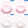 Bracelets porte-bonheur BXW 2021 bébé enfants Bracelet pavé cristal Disco boule bonbons perles amitié enfants beau cadeau pour