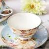 Tazze Piattini Set tazza da caffè e piattino in porcellana stile europeo Pomeriggio inglese domestico