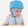 Bebek Kask Şapka Güvenlik Koruyucu Anti-çarpışma Bebek Yürüyor Yürüyüş Koruma Yumuşak Pamuk Örgü Şapka Yenidoğan Kafa Tampon Kap STOK A06