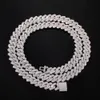 13mm Micro Pave Prong Cubaanse Ketting Kettingen Mode Hiphop Volle Iced Out Out Cubic Zirconia Sieraden voor Mannen Vrouwen