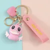 Cartoon Windbreaker Pig Key Rings Pendant Lovely Flying Duck Key Chain Female Bag Accessories