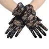 New Party Sexy Dressy Gloves Women High Quality Lace Gloves Paragraph Wedding Gloves Mittens Accessories Full Finger Girls
