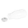 Förvaringsflaskor burkar 1 st 300 ml bad saltflaska transparent mjölkmask plast container kosmetik lådan oljeburk silver läpp resor makeup badkar