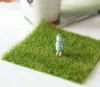 Kunstgras gazon 15 * 15 cm fairy tuin miniatuur gnome mos decoratie hars ambachten bonsai home decor voor diy faux bont gyl96