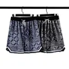 Harajuku cashew Print Drawstring Oversize Mens Sommar Shorts Färg Match Lös Hip Hop Casual Five Point Pants X0628