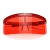 Occhiali da moto UV400 Vento protettivi protettivi occhiali da sole a mezza maschera per motocross