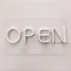 "Öppna" Word Sign Store Restaurang Bar Presentbutik Dörrdekoration Styrelse LED Neon Light Closed Sign12 V Super Bright