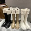 Bottes Round Toe Lady Shoes chaussures d'hiver Boots-Women Clogs Plateforme Zipper Sexy Coffre High Heels Lolita 2021 Med Rub