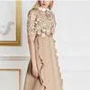 [DEAT] Summer Fashion Ruffles Sexy Strapless Turn-down Collar Short Sleeve Splicing Loose Elegant Dress 13C467 210527